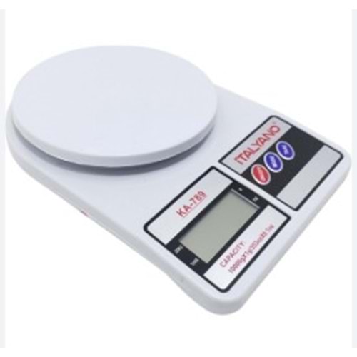 Italyano KA-789 Elektronik Mutfak Terazisi / Hassas Terazi