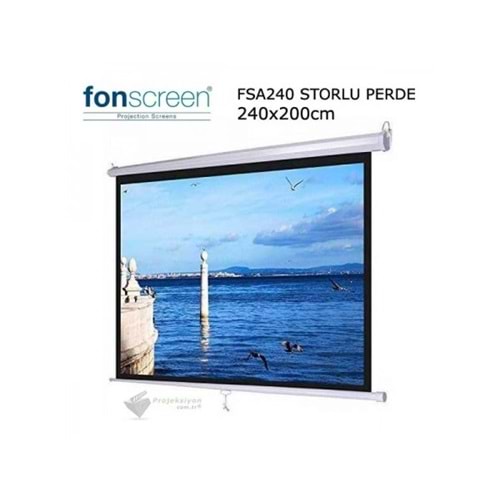Fonsreen FSA240 Storlu 240x200cm Projeksiyon Perdesi