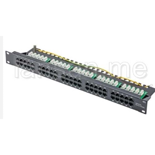 Ager ACPP3-350-1B 1U-483x44x164mm LSA 50 Port 1U Zırhsız Patch Panel