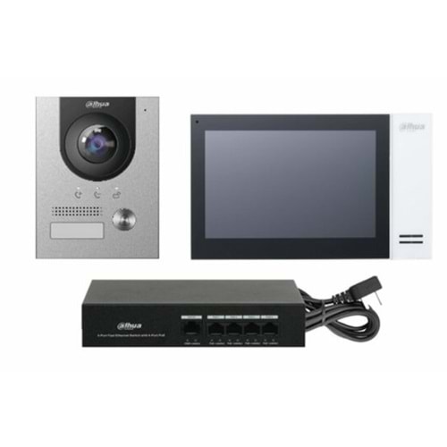 Dahua DHI-KTP01-S2(F) IP Villa Outdoor Station & Indoor Monitor (Set)