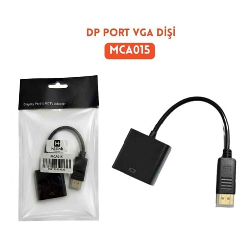 Hi-Link MCA015 Display Port to HDMI Kablo