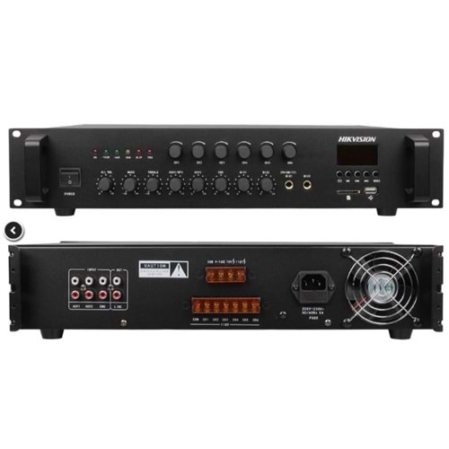 Hikvision DS-QAE0A120G1-VB6 120W 6 Bölgeli Zone Analog Amfi