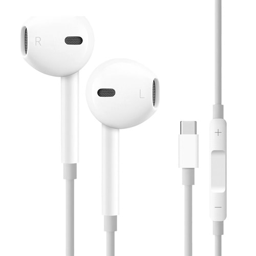 Powerway 28968 Earone Mikrofonlu Kablolu Kulaklık TYPE-C Çıkışlı Tüm Cihazlarla Uyumlu Stereo