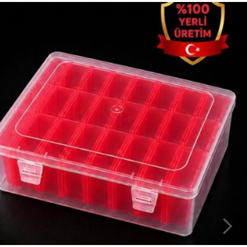 P-Serisi PSR-24 Küçük + 1 Büyük Kutu Hazır Paket Olacak - Kırmızı