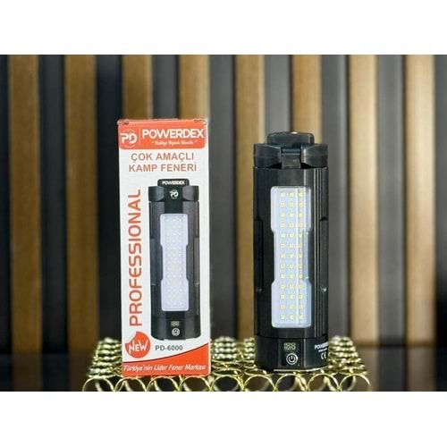 Powerdex PD-6000 Çok Amaçlı Kamp Feneri Işıldak