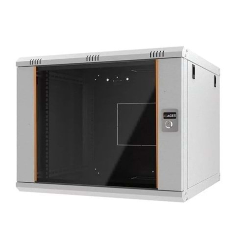 Ager AG-AN16U6060B1-CBAA-A-M1 Montajlı Agena Serisi Dikili Tip Kabinet (Ön Cıtalı Cam/C- S1 Beyaz+ Teker Takımı