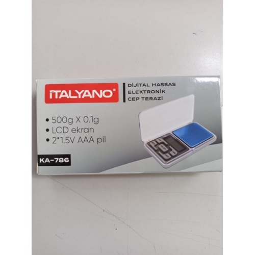 İtalyano KA-786 Hassas Cep Terazisi
