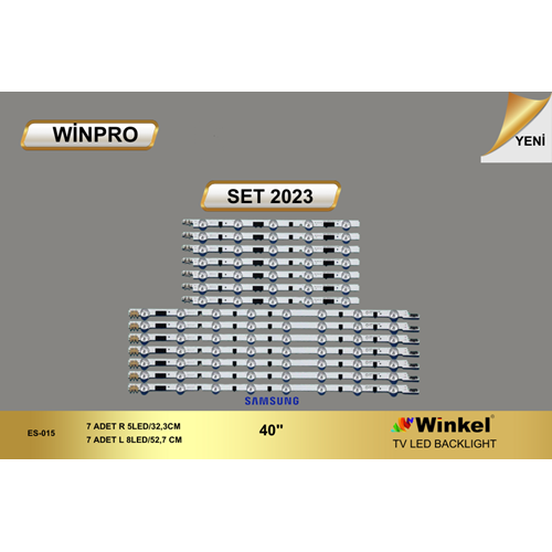 WinPro SET-2023 Samsung 40'' Tv Bar Led Takımı