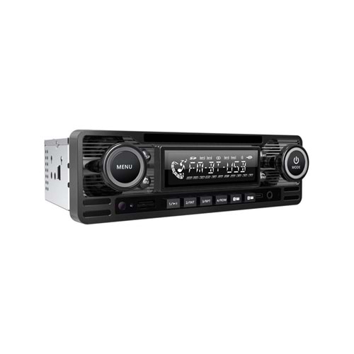 Soundmax SX-MX65CL Oto Teyp 4 x 50 Watt Bluetooth USB Type-C Fm Aux 7 Renk Ekranlı