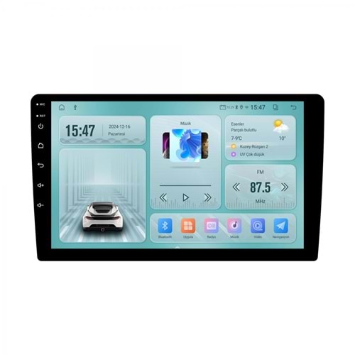 Newfron NF-Z9V3 VW Decklees 9'' 4gb/64gb Multimedya Teyp