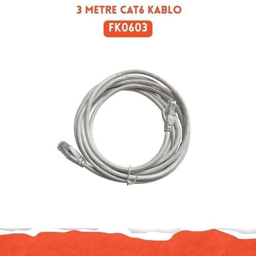 Hi-Link FK0603 at6 Utp Network Kablosu 3 Metre