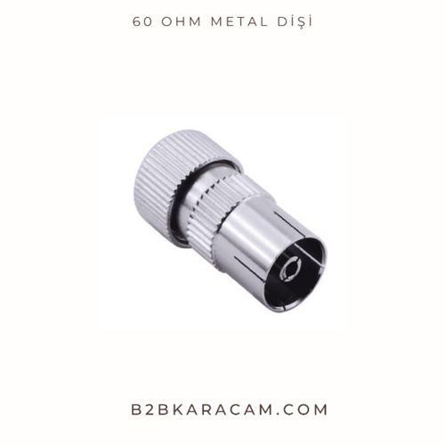 Forline F0125 Anten Metal Dişi Fişi 60 Ohm