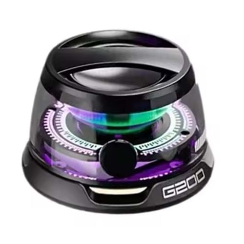 Cepini G200 Mıknatıslı Android Telefon Standı 5W Mini Rgb Ses Bombası Bluetooth Speaker