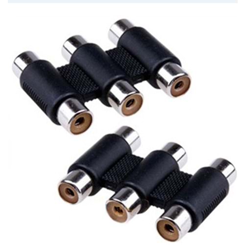 Swat E-312LC 3 Rca Dişi 3 Rca Dişi Dönüştürücü Plastik Jak