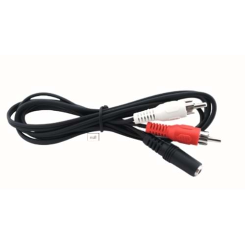 Forline FK4008 2RCA Erkek-3,5mm Stereo Dişi 1.5 metre