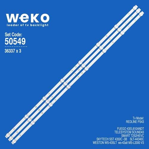 Weko Wkset-5549 36337x3 Awox 43