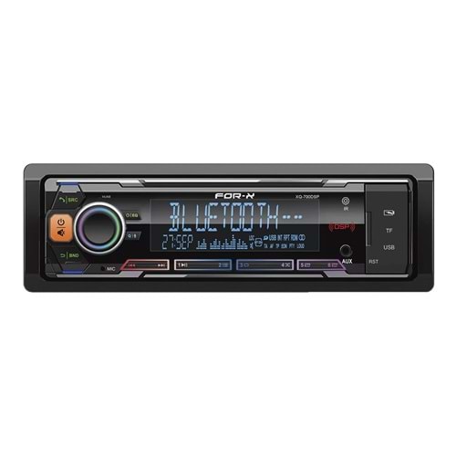 For-X XQ-700DSP App Control+Usb+Dsp+Bluetooth+Multicolor+FM+Aux+4x50 Watt Oto Teyp