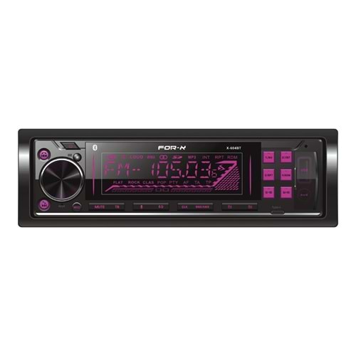 For-X X-604BT 2xUsb 3 Amfi Çıkışlı 4x60 Watt Oto Teyp