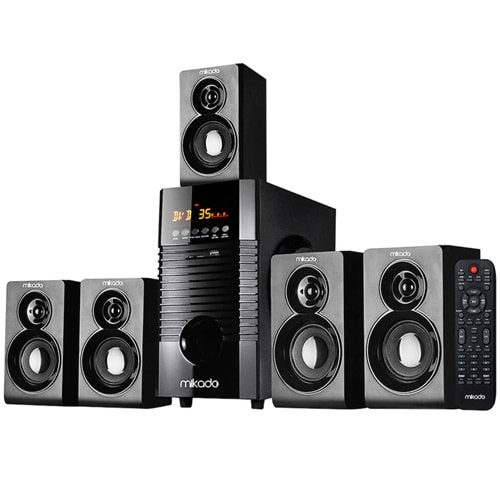 Mikado MD-856BT USB-SD-FM Destekli Multimedya 5+1 Bluetooth Speaker