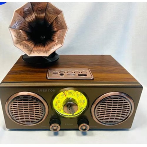 Everton Rt-748 Bluetooth Fm-Usb-Tf-Aux Şarjlı Nostaljik Radyo