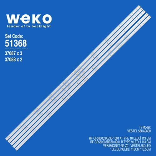 Weko Wkset-6368 Vestel 58