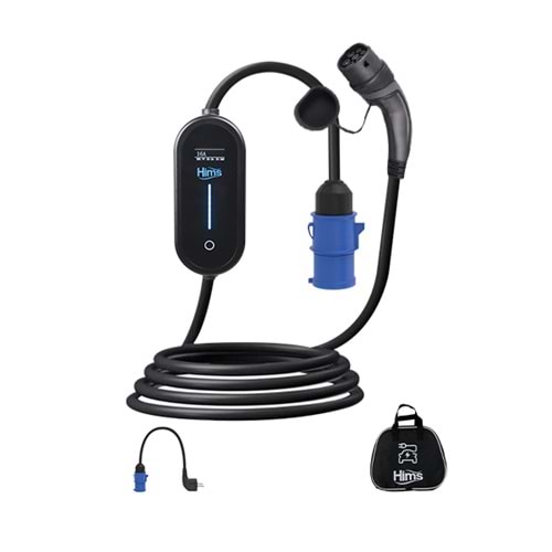 Hims HCTK-7-PS 7KW Ev Tipi Taşınabilir Elektrikli Araç Sarj Cihazı
