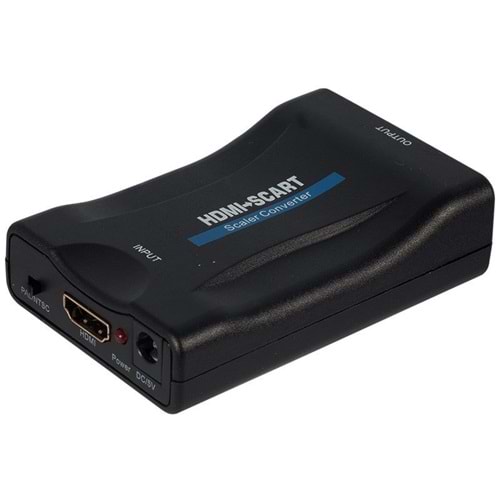 Powermaster Pm-18587 Hdmi To Scart Aktif Çevirici Dönüştürücü Adaptör Pal/ntsc 90x60x20mm