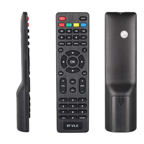 Weko 3000 BTV 5.0V Rose Mysat - Moonstar MS3000 Full HD LM Tuşlu Bluetooth V5.0 Uydu Alıcı Kumandası
