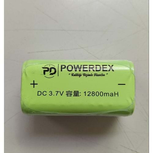 Powerdex 3.7 Volt 12800 Mah Şarj Edilebilir Pil