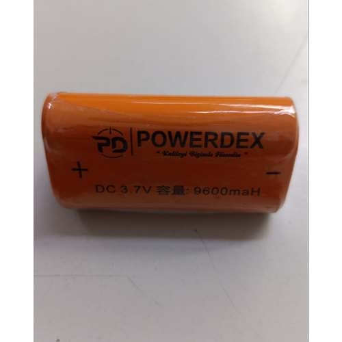 Powerdex 3.7 Volt 9600 Mah Şarj Edilebilir Pil
