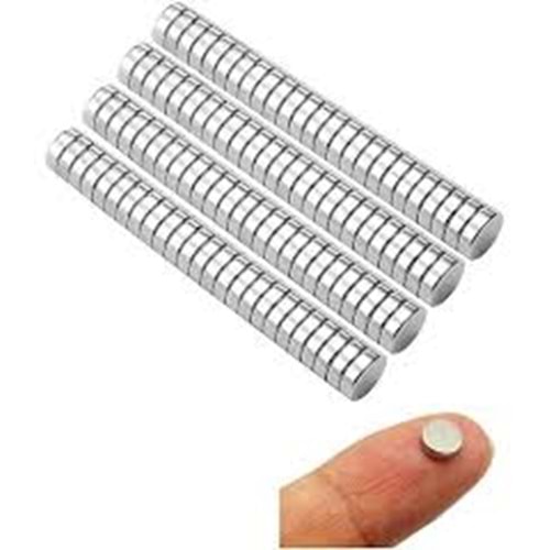 Neodyum 8x3 mm Güçlü Mıknatıs