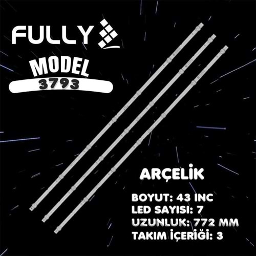 Fully SET-3793 Arçelik/Beko/Grundıng 43