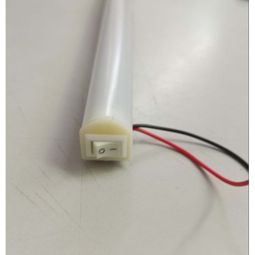 Hightek 100 cm 12 Volt Kırmızı Anahtarlı Led Armatür Etanj