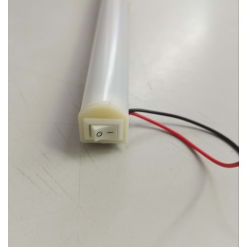 Hightek 100 cm 12 Volt Pembe Anahtarlı Led Armatür Etanj