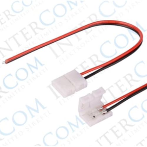 IC-272E-1 2P 15cm Kablolu Şerit Led Konnektörü