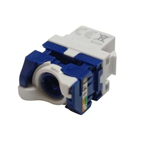 AgerAC-601-BF 180derece Çevirmeli Tip CAT6 Keystone Jack
