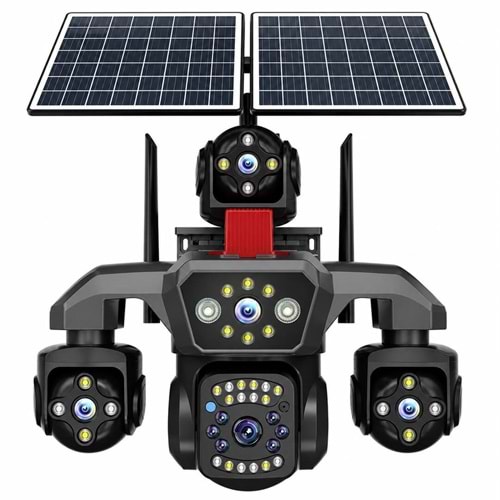 Ioma IO-SG403 4 Kameralı 4G eSIM Çift Solar 10X Kamera