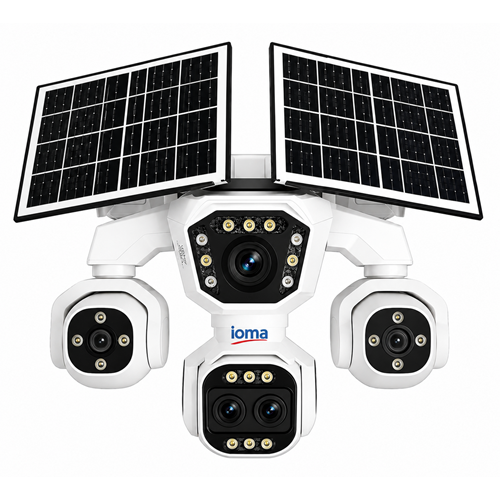 Ioma IO-SG408 4 Kameralı 4G eSIM Çift Solar 18X Kamera 3 PTZ
