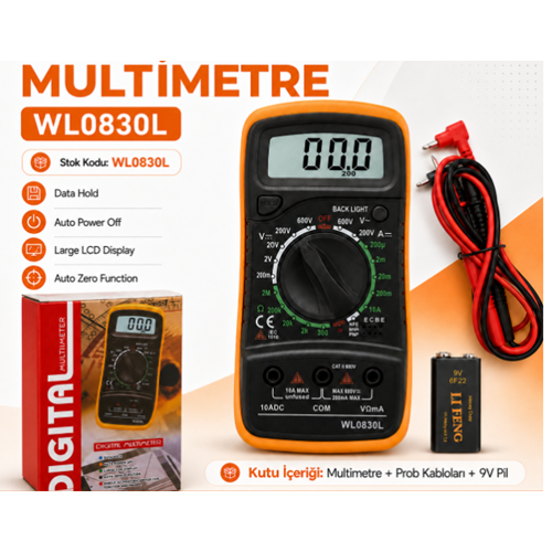 Forline Mas 830L Dijital Multimetre