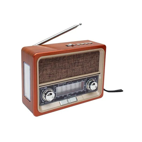 Everton RT-333 Klasik Retro Solar Enerjili , Nostalji Bluetooth/USB/Sd/ Radyo Mp3 Player Müzik Kutusu