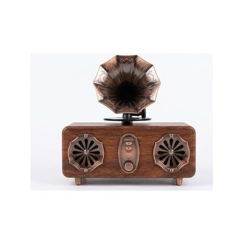 Everton RT-572 Bluetooth/FM/USB/TF/AUX Destekli Şarj Edilebilir Nostaljik Radyo ve Multimedya Çalar