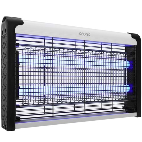 Asonic S26 20W Çift Cam LED Zincir Askılı 2000V XL Sanayı Tipi Sinek Öldürücü