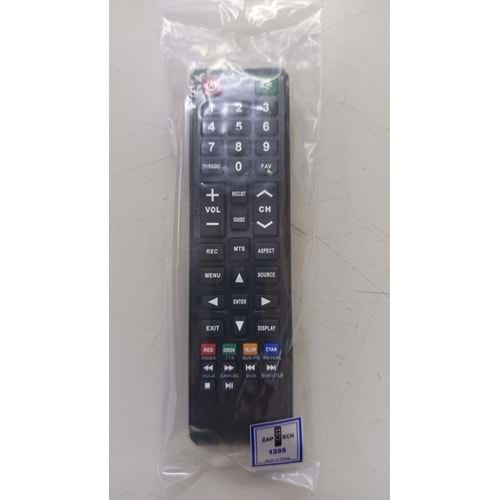Maza-Mapp 1285 Vestel Kısa Kalıp Lcd-Led Tv Kumandası