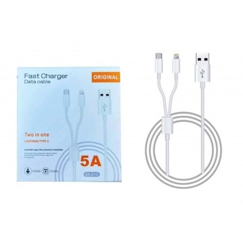Platoon PL-8849 Lightning/Type-C to Usb Kablo
