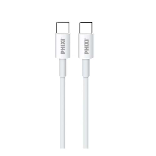 Phixi Basic CB412T Type-C to Type-C USB Şarj Kablosu
