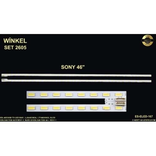 Winkel SET-2605 Sony Tv Bar Led Takımı 2 Parça