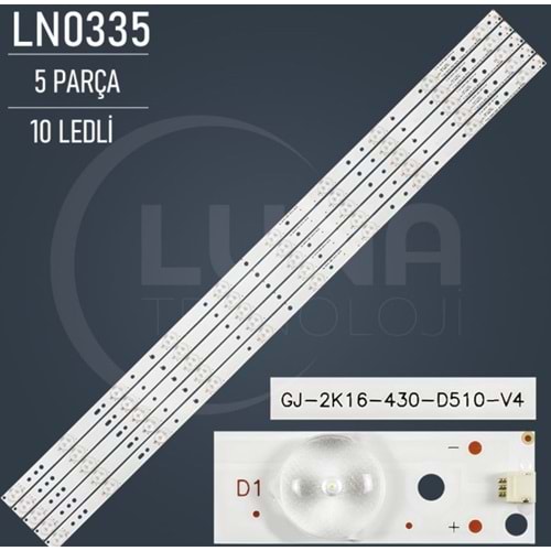 Luna LN-0335 PHILIPS 43PUK4900 LED BAR , PHİLİPS 43PUH4900 LED BAR , 43PFS5301/12 LED BAR , 43PFS5302/12 LED BAR