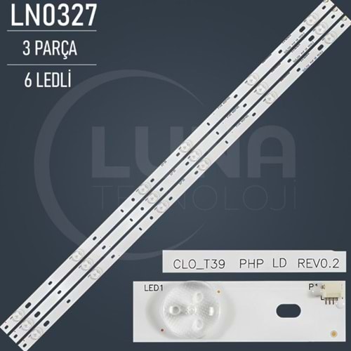 Luna LN-0327 PHILIPS 39PFL4398H/12 LED BAR, CL0_T39 PHP LD REV.02, IC-B-TBAC39D192