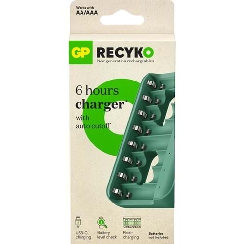 GP E822RK-2GSPNN1 AA+AAA 8 Pilsiz USb Şarj cihazı