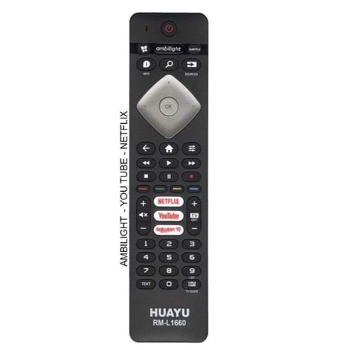 Swat KK9867 Philips RM-L1660 Smart Tv Kumandası Ambiligt, Netflix